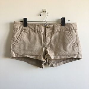 American Eagle Khaki Short Shorts